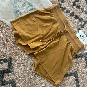 ZYIA khaki canyon shorts